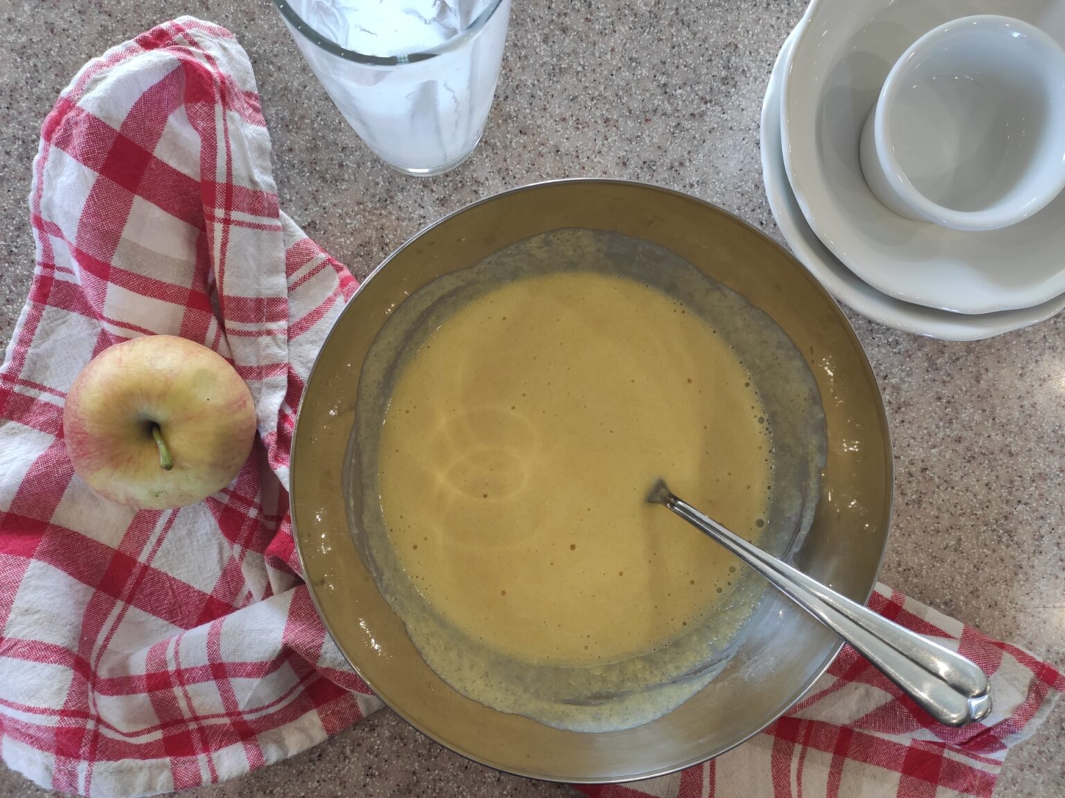 Кукурузный манник с яблоками 🌽🍎 • Домик Панды